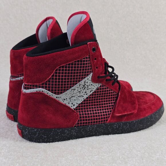 Radii Standard Issue SE Men\'s High Top Red Black Men’s Size 10.5 VTG Y2k main image 11
